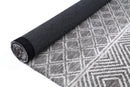 Zephyr Arc Grey Cotton Rug