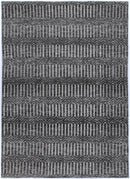 Winter Arc Charcoal Beige Cotton Rug