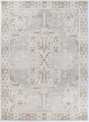 Seabreeze Arc Cream Cotton Rug