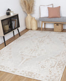 Seabreeze Arc Cream Cotton Rug