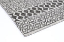 Olive Arc Grey Cotton Rug
