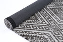 Linden Arc Grey Cotton Rug