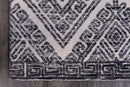 Golden Marsh Anthracite Diamond Rug