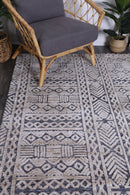 Hazel Arc Blue Tribal Rug