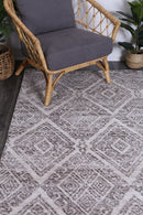 Harbour Arc Grey Tribal Rug