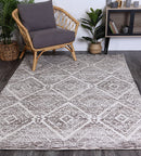 Fable Marsh Grey Diamond Rug