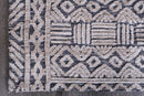 Ember Marsh Navy Tribal Rug