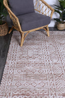 Ivory Arc Tribal Rug