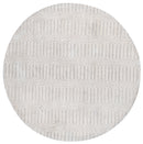 Tamarind Arc Cream Round Cotton Rug