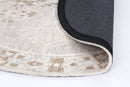Sage Arc Cream Round Cotton Rug