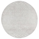 Opal Arc Cream Round Cotton Rug