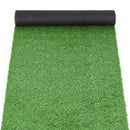 Artificial Grass Turf Rug Fake Grass 2 Rolls 15mm Height 50cm x 2m Indoor Outdoor Synthetic Grass Mat Carpet with Drainage Holes Plastic Plant