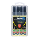Artline 70 Permanent Marker Black Hard Case Pack Of 4
