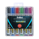 Artline 579 Whiteboard Marker Assorted Hard Case Pack Of 6