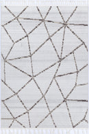 Cedar Arc Cream Beige Geometric Rug