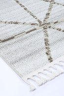 Cedar Arc Cream Beige Geometric Rug
