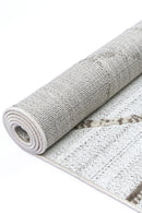 Cedar Arc Cream Beige Geometric Rug