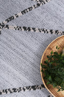 Celeste Arc Grey Ash Rug