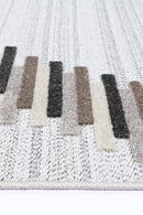 Cinder Arc Stone Grey Diamond Rug