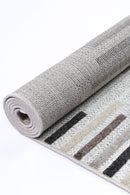 Cinder Arc Stone Grey Diamond Rug