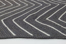 Ivory Bay Grey Chevron Rug