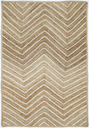 Indigo Bay Beige Chevron Rug