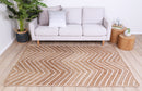 Indigo Bay Beige Chevron Rug