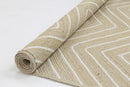 Hazel Bay Beige Chevron Rug
