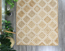 Golden Bay Beige Parquetry Rug