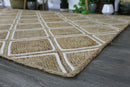 Golden Bay Beige Parquetry Rug