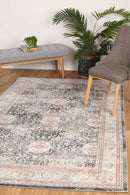 Clover Bay Black Red Rug