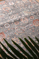 Silver Marsh Grey Floral Rug