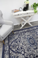 Misty Bay Navy Rug