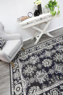 Opal Bay Navy Grey Rug