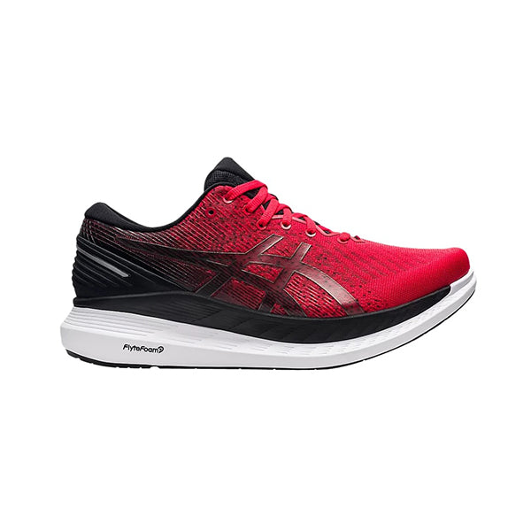 Asics Mens Glideride 2 Running Shoes Electric Red Black