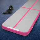 GoFun 3X1M Inflatable Air Track Mat with Pump Tumbling Gymnastics Pink