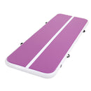 3M Air Track Gymnastics Tumbling Exercise Yoga Mat with Pump Inflatable Purple