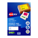 Avery Laser Label Green L7163Fg Pack Of 25