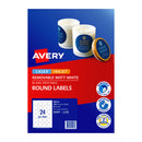 Avery Label Red L7129 40Mm 24Up Pack Of 8