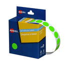 Avery Dispenser Dot Fluoro Green Label 14Mm Roll Of 700
