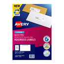 Avery Laser Label Quick Peel L7160 21Up Pack Of 20