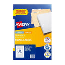Avery File Labels L7170 24Up 134Mm X 11Mm Pack Of 25