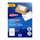 Avery Label Ship White L7168 2Up Pack Of 10