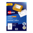 Avery Label Shipping White L7169 4Up Pack Of 10