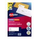 Avery Lip Label Address Quick Peel L7163 14Up Pack Of 10