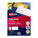 Avery Lip Label Address Quick Peel L7159 24Up Box Of 10
