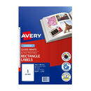 Avery Gloss Label L7767 1Up Pack Of 25
