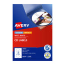 Avery Label Lip Matt Cd Dvd L7676 117Mm Box Of 50