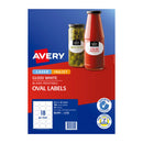 Avery Label Gloss Oval L7102 18Up Pack Of 10