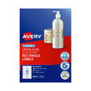 Avery Label Laser Clear Rectangle L7113 8Mm 10Up Pack Of 10
